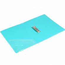 齐心（Comix）AB151A/P 单强力夹+插袋 A4文件夹 资料夹 20MM A4 绿色 单个装