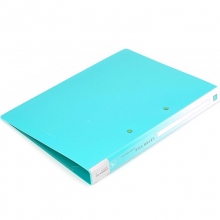 齐心（Comix）AB151A/P 单强力夹+插袋 A4文件夹 资料夹 20MM A4 绿色 单个装