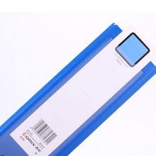 齐心（Comix）A206N 加厚型快劳夹/半包胶文件夹 A4 3寸 蓝色