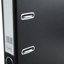 齐心（Comix）A206N 加厚型快劳夹/半包胶文件夹 A4 3寸 黑色