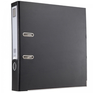 齐心（Comix）A206N 加厚型快劳夹/半包胶文件夹 A4 3寸 黑色