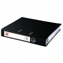 金得利（KINARY）CB1101 PVC半包胶档案夹 A4 2寸 黑色