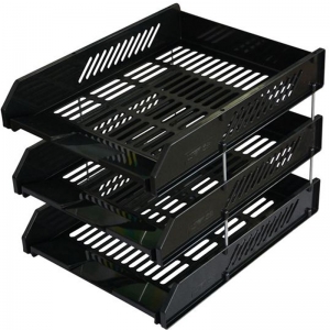 远生（USIGN）US-10431 三层文件盘 A4 黑色