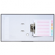 得力（Deli）5480 A4 2寸 PVC经济型快劳夹 背宽55MM 黑色