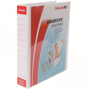 易达（Esselte）504420 A4 2孔 2寸 加插封面文件夹 背宽60MM 容纸量38mm 白色