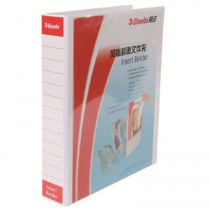 易达（Esselte）504440 A4 4孔 2寸 加插封面文件夹 背宽60MM 容纸量38mm 白色