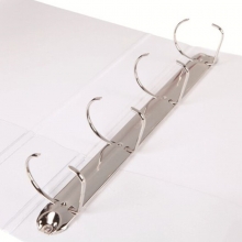 易达（Esselte）504440 A4 4孔 2寸 加插封面文件夹 背宽60MM 容纸量38mm 白色