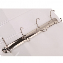 易达（Esselte）505440 A4 4孔 3寸 加插封面文件夹 背宽78MM 容纸量50mm 白色