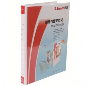 易达（Esselte）502430 A4 3孔 1寸 加插封面文件夹 背宽22MM 容纸量16mm 白色