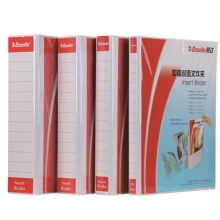 易达（Esselte）504420 A4 2孔 2寸 加插封面文件夹 背宽60MM 容纸量38mm 白色