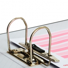 得力（Deli）5481 A4 3寸 PVC经济型快劳夹 背宽75MM 蓝色