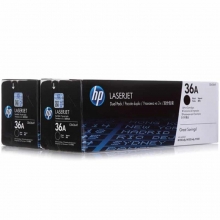 惠普（HP）CB436AF 黑色硒鼓 36A 双包套装（适用于HP LaserJet M1120 M1522nf P1505 P1505N）