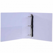 远生（USIGN）US-3030D A4 3孔 D型 三面插页文件夹 背宽80mm 白色