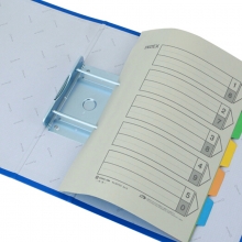 锦宫（KINGJIM）978GS  A4 单开管文件夹/A4档案夹 容纸量80mm 蓝色