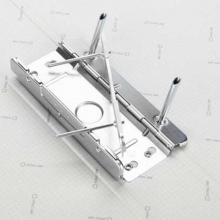 锦宫（KINGJIM）974GS  A4 单开管文件夹/A4档案夹 容纸量40mm 灰色