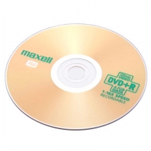 麦克赛尔（maxell）DVD+R 16速4.7G 单片装 碟片/空白光盘/刻录光盘/光碟/光盘 5张/盒