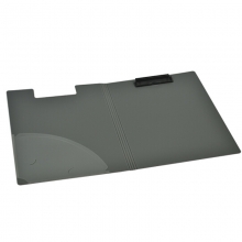 得力（deli）5440 A4折叠式板夹/折页板夹/会议夹/合同夹/签约本 颜色随机 单个装