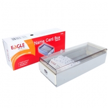 益而高（EAGLE）818L 约700枚 大号名片盒/名片整理盒/收纳盒 颜色随机