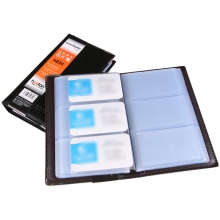 喜通（heeton）M120-393 可放120枚 皮面名片册/名片簿 颜色随机