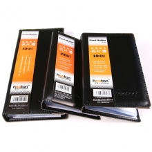 喜通（heeton）M120-393 可放120枚 皮面名片册/名片簿 颜色随机