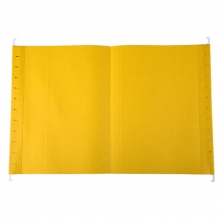 益而高（EAGLE）9351A 吊挂劳文件夹/挂快劳/快劳夹 A4 40个/盒 黄色