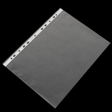 易达（Esselte）356133 复印文件保护套/11孔文件袋/打孔袋 A4/磨砂 厚度0.06mm 100个/盒