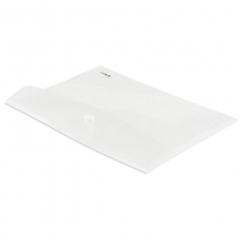 晨光（M&G）ADM94897 经济型钮扣袋/按扣文件袋 A4 透明白 12个装