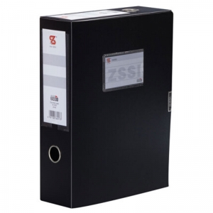 钊盛（ZSSI）ZS-80 A4档案盒/文件盒/资料盒 背宽80mm 黑色