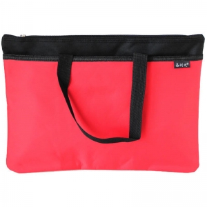 易利文（YILIWEN）100-5 加长双拉链手提加厚材质公文包/多功能文件袋 35*27cm 红色