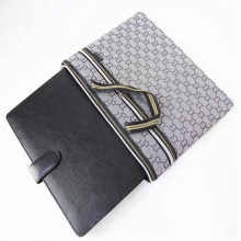 易利文（YILIWEN）915-8 双拉链手提文件包/8字纹加厚文件袋 29.5*36cm 咖色