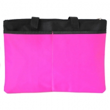 易利文（YILIWEN）100-5 加长双拉链手提加厚材质公文包/多功能文件袋 35*27cm 玫红色