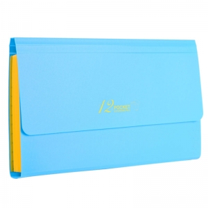 晨光（M&G）AWT91913 票据风琴包/资料包/文件包 26*15cm 12格 颜色随机