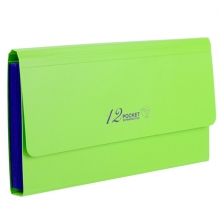 晨光（M&G）AWT91913 票据风琴包/资料包/文件包 26*15cm 12格 颜色随机