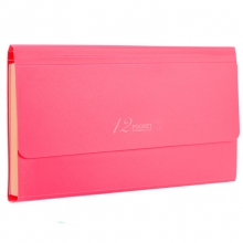 晨光（M&G）AWT91913 票据风琴包/资料包/文件包 26*15cm 12格 颜色随机