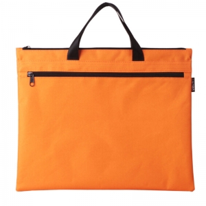 得力（deli）5840 双层手提事务包/手提商务会议包/拉链袋 A4 39*29cm 橙色