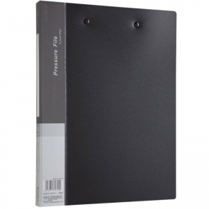 齐心（Comix）AB600A-W 双强力夹A4文件夹/资料夹 黑色