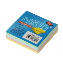 N次贴（STICKN）33001 四本混色 可再贴便条纸/便利贴/百事 76*76mm 200张/包