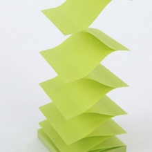 3M（3M）R330P 抽取式便条纸/报事贴 76*76mm 绿色 12本/包