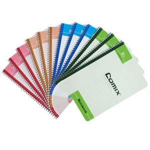 齐心（Comix）C4516 螺旋线圈软抄本/笔记本 B5 50页 封面混色 12本装