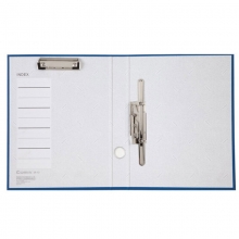 齐心（Comix）NO.333 A4纸板文件夹/资料夹/档案夹 长押夹+板夹 蓝色