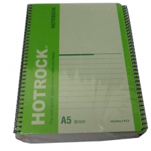 何如（HOTROCK）R1080 螺旋装订笔记本/记事本 A5-80页 混色 6本装