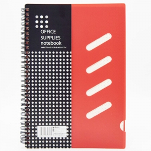 晨光（M&G）APY7H326 PP双线圈记事本/笔记本 B5-100页 颜色随机 单本装