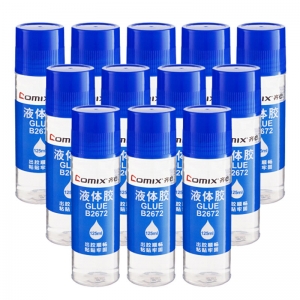 齐心（Comix）B2672 通用型液体胶水 125ml 12瓶装