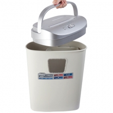 齐心（Comix）S2701 强力多功能碎纸机/静音电动纸粉碎机 4*45mm 可碎A4/10张，可碎卡,碎光盘