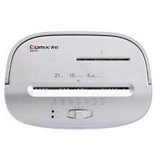 齐心（Comix）S2701 强力多功能碎纸机/静音电动纸粉碎机 4*45mm 可碎A4/10张，可碎卡,碎光盘