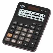 卡西欧（CASIO）MX-12B 商务计算器 小型机 12位 塑料面板/黑色（MX-12S升级款）