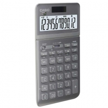 卡西欧（CASIO）JW-200SC-GY stylish时尚摇头式计算器 12位 铂晶银