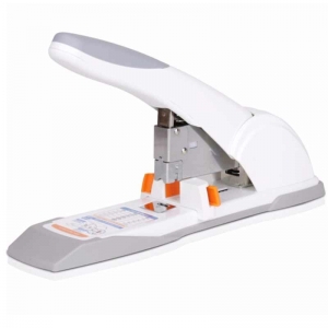 得力（deli）0486 重型订书机/厚层订书器 120页（适用书针23/6~23/17）白色