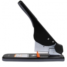 得力（deli）0485 省力重型订书机/厚层订书器 210页（适用书针23/6~23/23）黑色