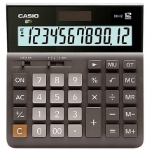 卡西欧（CASIO）DH-12-BK 中型超宽商务计算器 12位 黑色